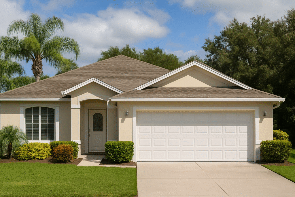 Front view of a Florida home