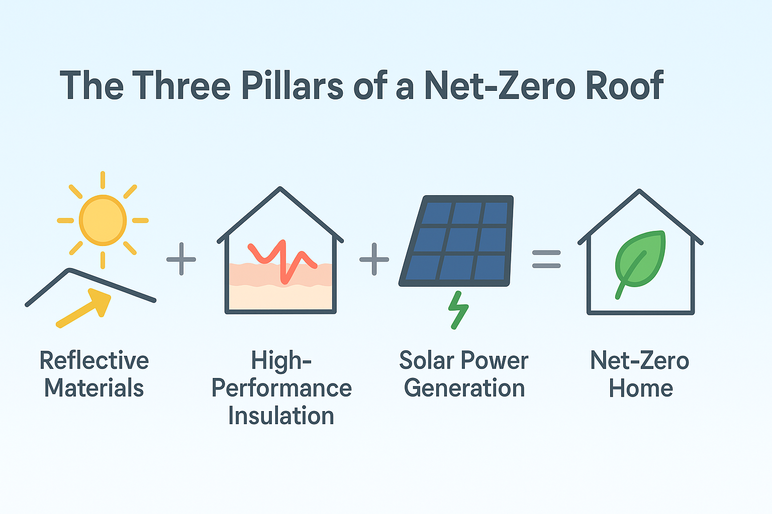 Components of a net-zero roof explained