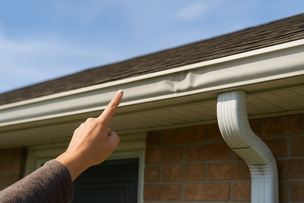 spotting hail damage on roof