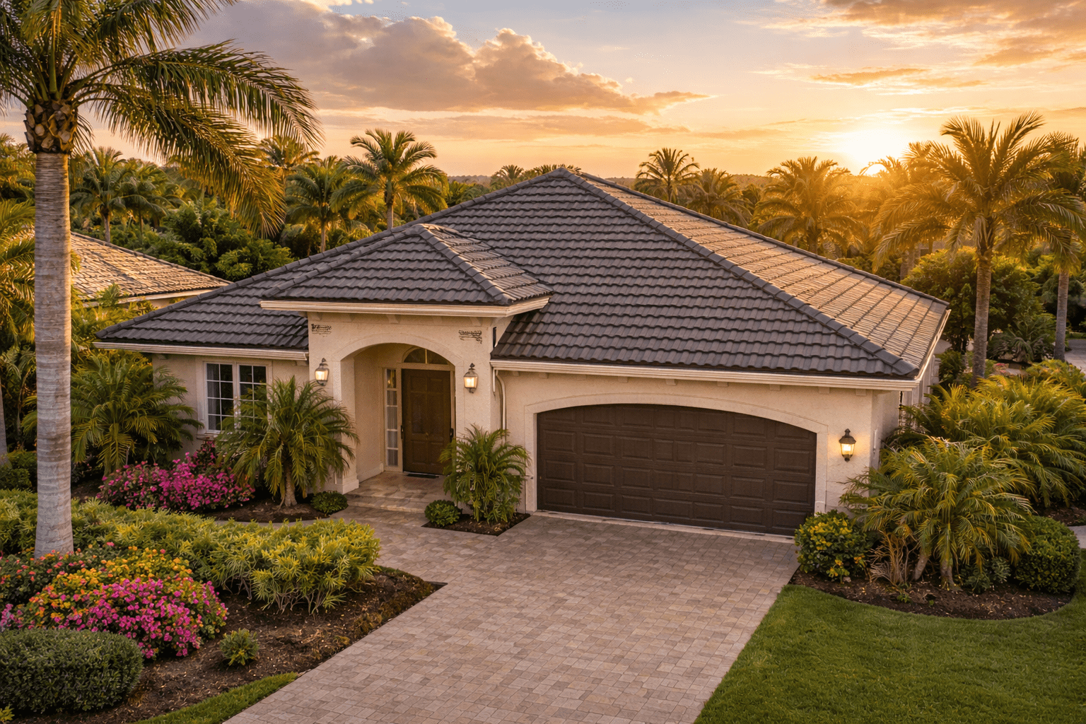 visualisation of a well-finished Florida roof