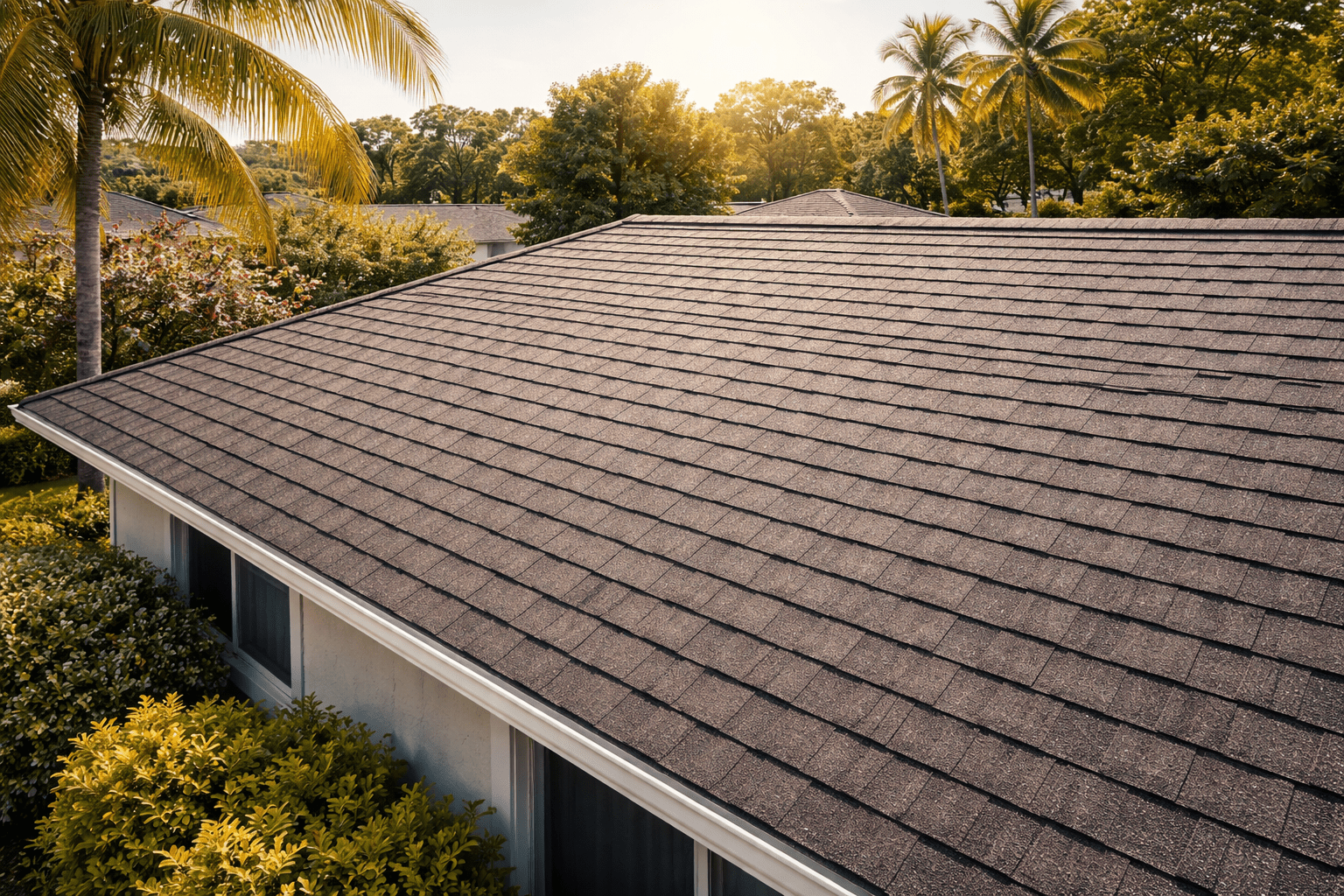 Visualization of Florida roof for rejuvenation product application