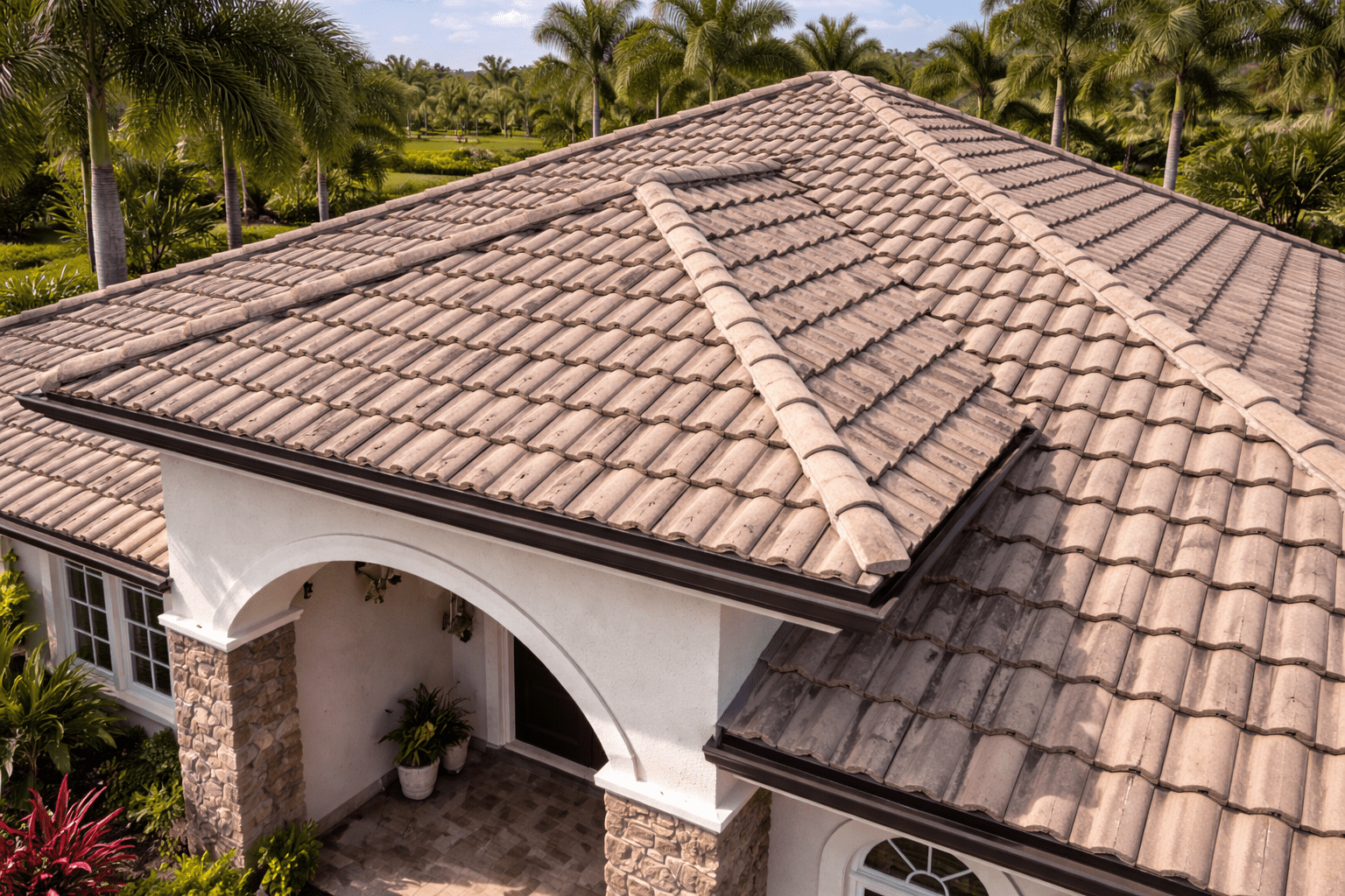 Comparison of metal, shingle and tile roofs for Florida hurricanes