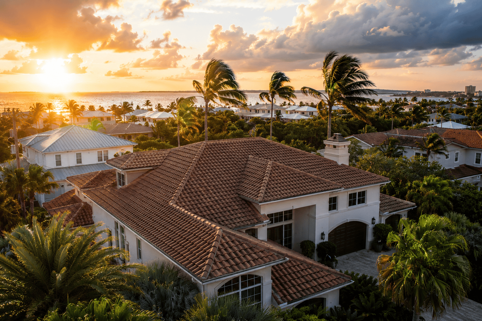 Visualization of healthy south Florida roof